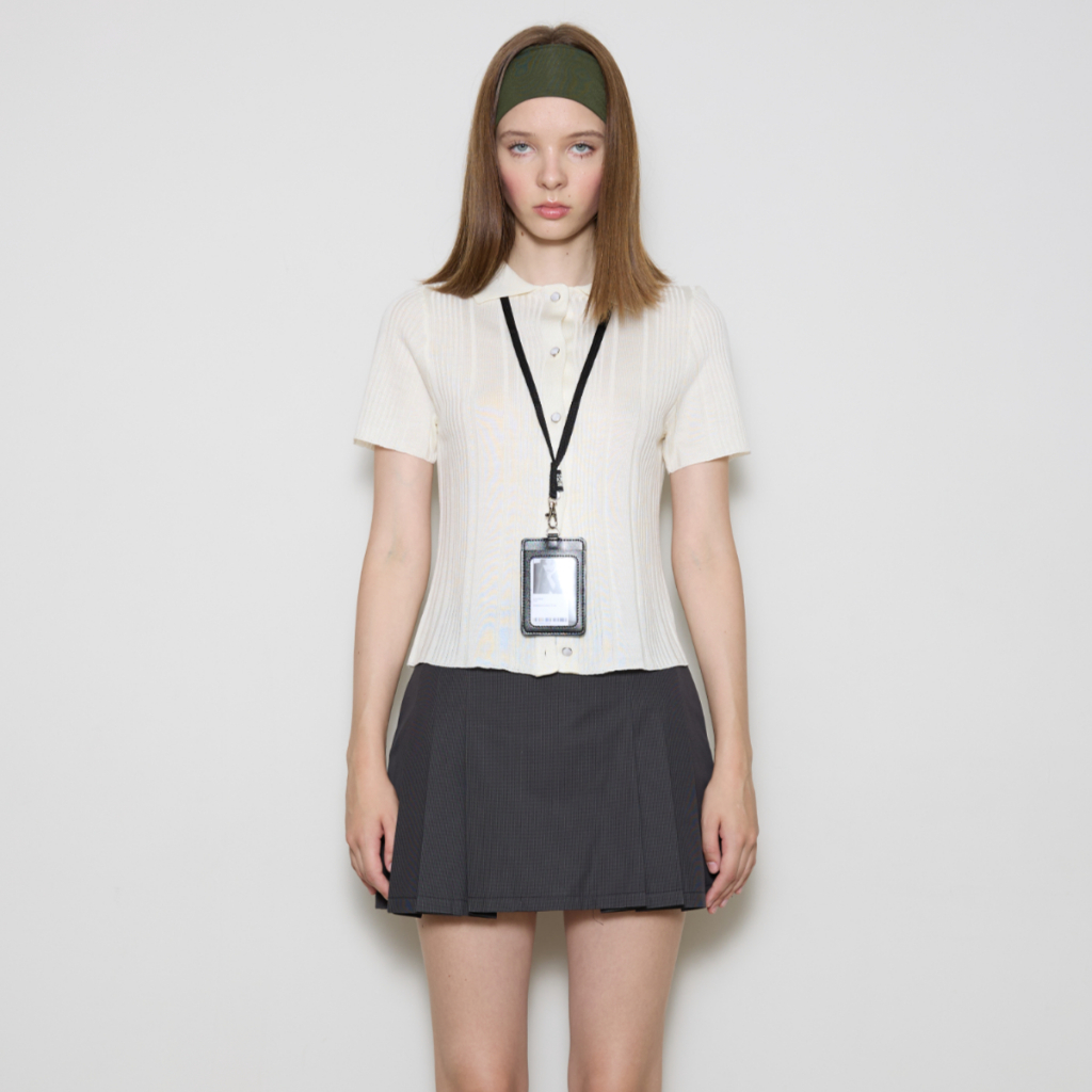 SHE KNOWS - Maya Knit Top เสื้อนิตแขนสั้นลายทาง ไซส์ XS-XL