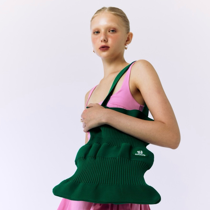 WAVY TOTE 008 - GREEN
