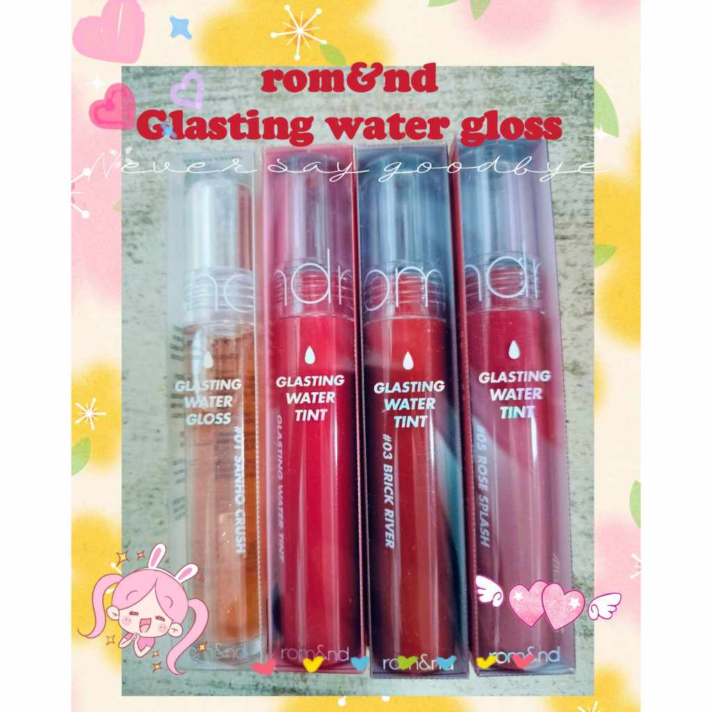 ( พร้อมส่ง) Rom&nd Glasting Water Gloss / Tint