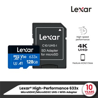 Lexar 633x MicroSD Card 633x 128GB (ไมโครเอสดีการ์ด) wAdapte…