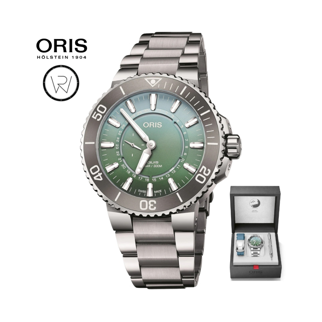 นาฬิกา ORIS รุ่น AQUIS DAT WATT LIMITED EDITION II เพียง 2,009 เรือน ขนาด 43.5 มิลลิเมตร (7437734419