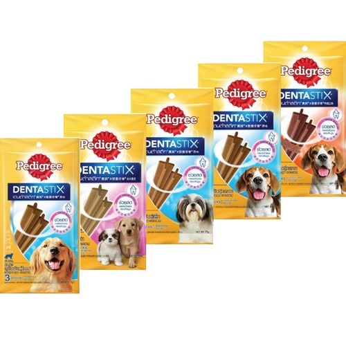 Pedigree DentaStix เพดดิกรี เดนต้า สติ๊ก ขนมสุนัข ขนมขัดฟัน ลดคราบหินปูน