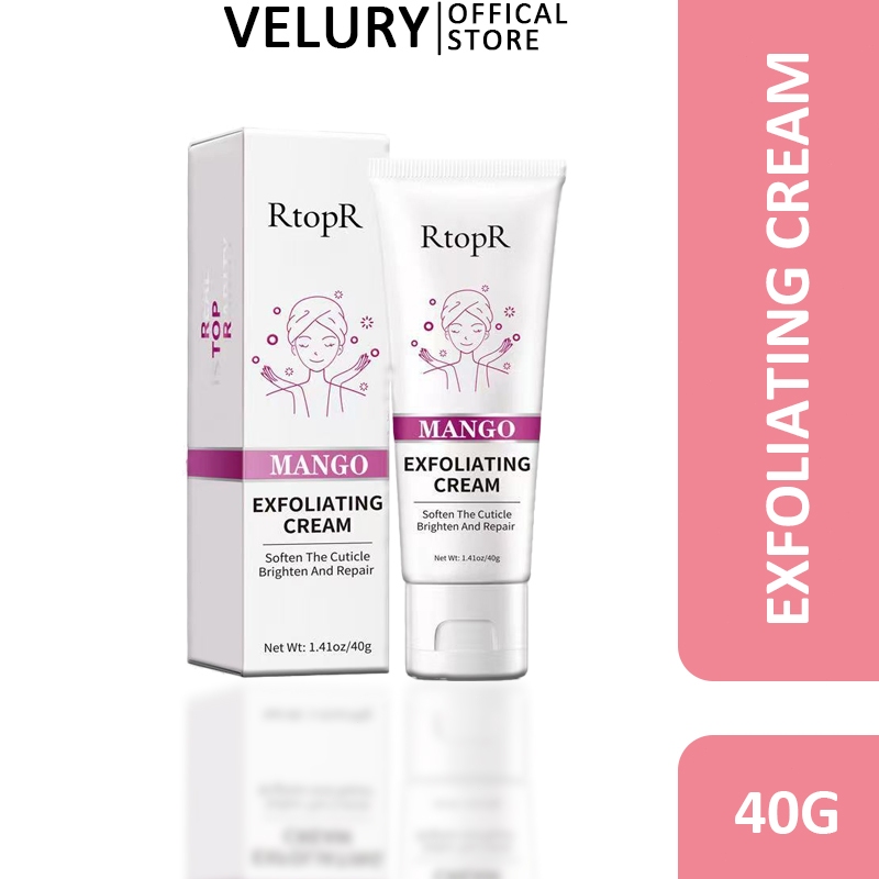 RtopR Exfoliating gel cream ครีมขัดผิว ไวท์เทนนิ่ง มอยส์เจอไรเซอร์ ขัดผิวหน้า ซ่อมผิวหน้า ทำความสะอาด 40 กรัม