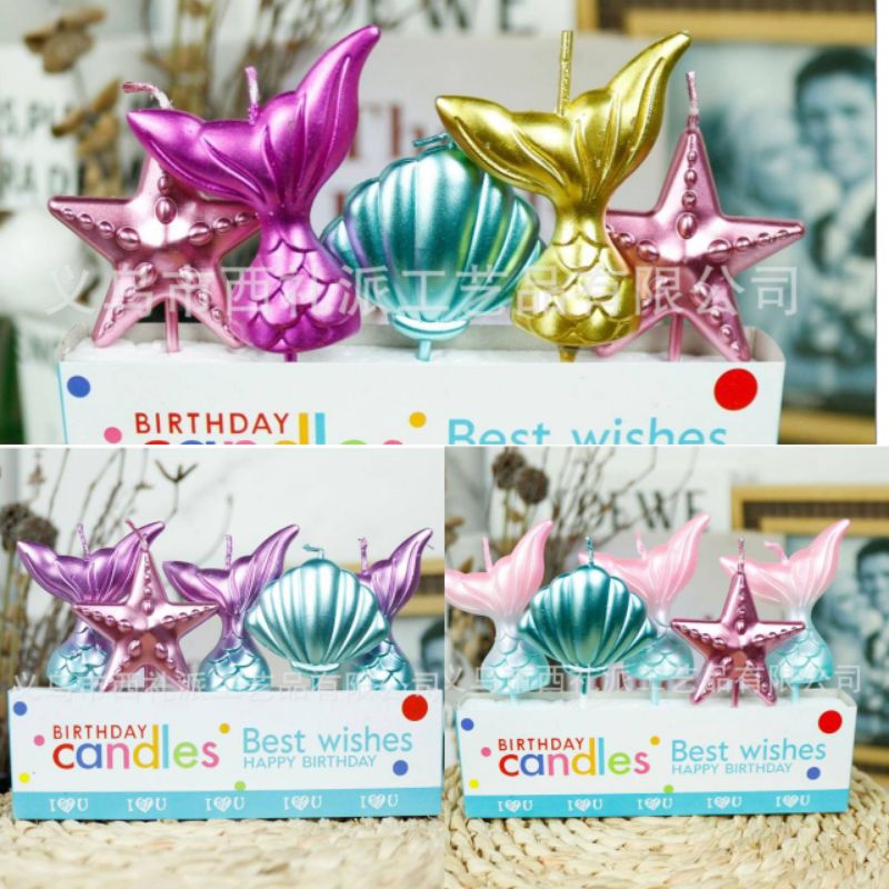 เทียนวันเกิดใต้ทะเล สวยมากพร้อมส่ง