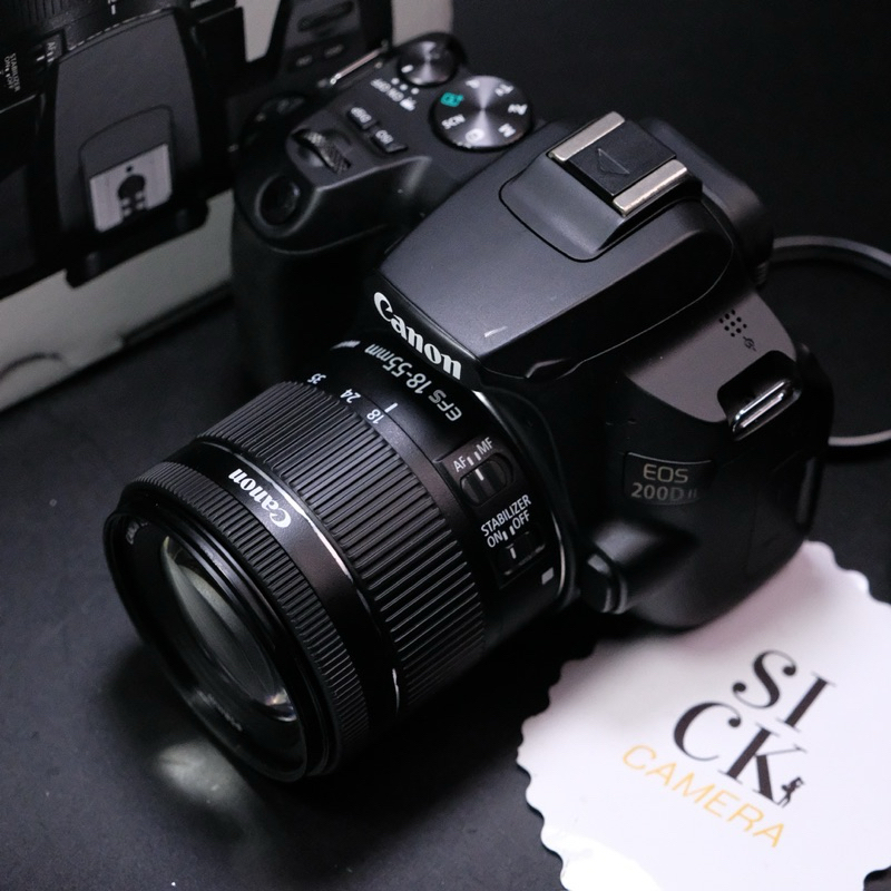 Canon 200d mark2 +18-55mm f3.5-5.6 STM (มือสอง) (200dii)