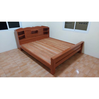 เตียงคาบอยมีขาไม้สัก((ส่งฟรียกเว้นภาคใต้มีค่าจัดส่ง))