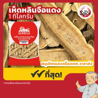 เห็ดหลินจือแดงแผ่น เห็ดหลินจือ ขนาด 1 กิโลกรัม