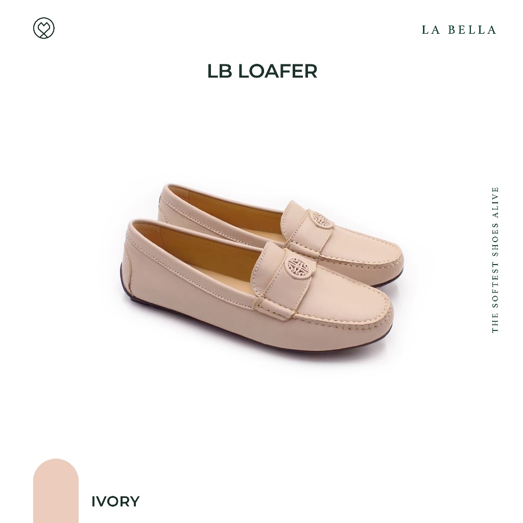 LA BELLA รุ่น LB LOAFER - IVORY