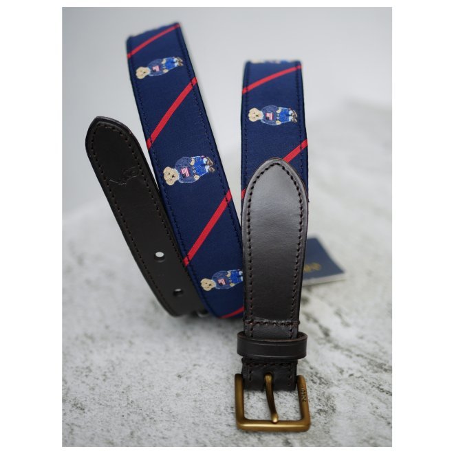 POLO RALPH LAUREN POLO BEAR WEBBED BELT #เข็มขัด