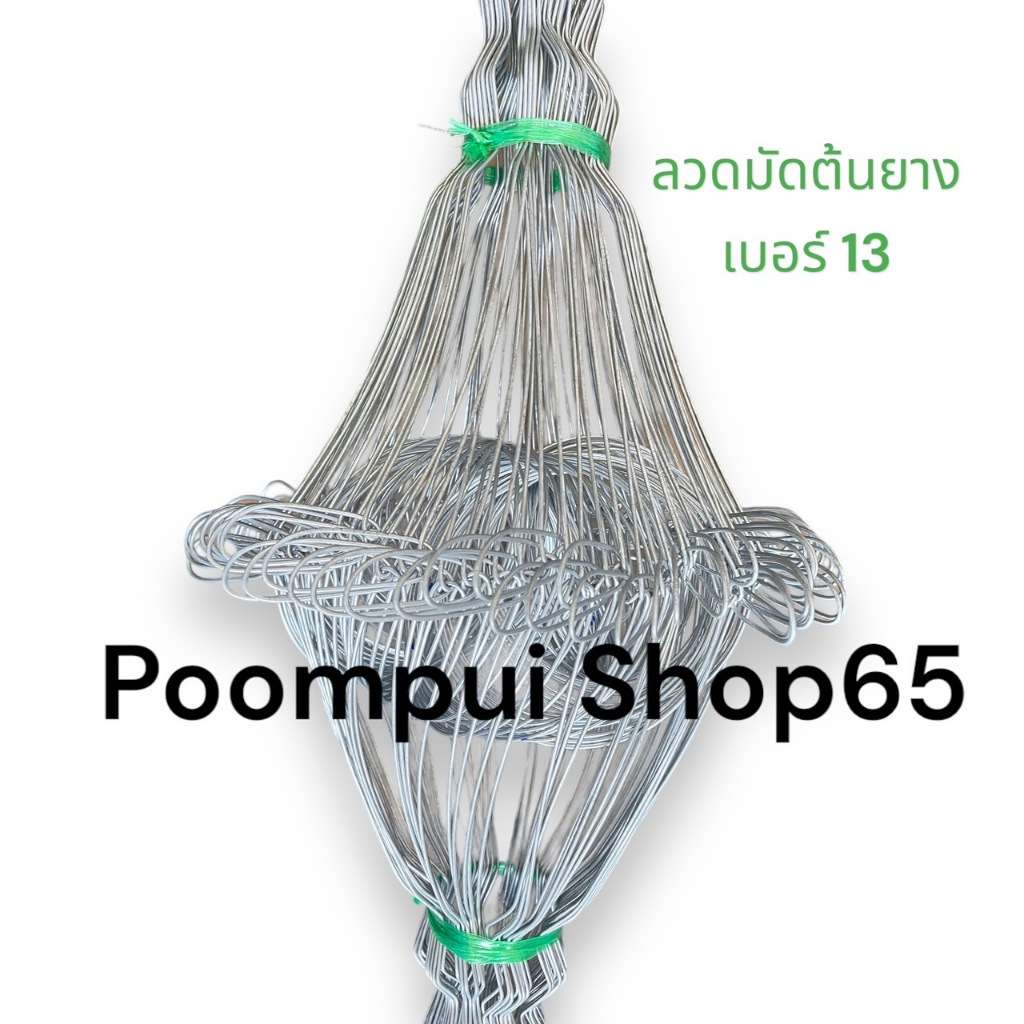 ลวดมัดต้นยางพารา ลวดมัดยาง เบอร์13 สำหรับถ้วย1,500 cc. 1มัดมี 100 เส้น ลวดหนา ราคา ถูกที่สุด ดีลบีเคเค แกลเลอรีภาพที่ 3