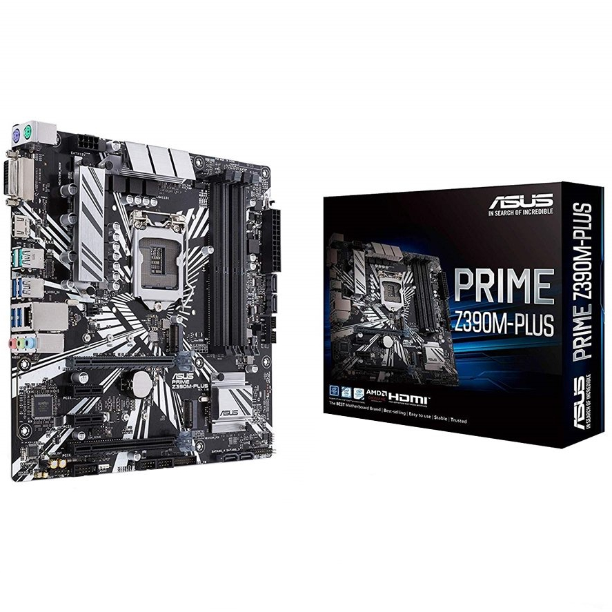 MAINBOARD (เมนบอร์ด) 1151v2 ASUS PRIME Z390M-PLUS ตัวท็อป พร้อมส่ง