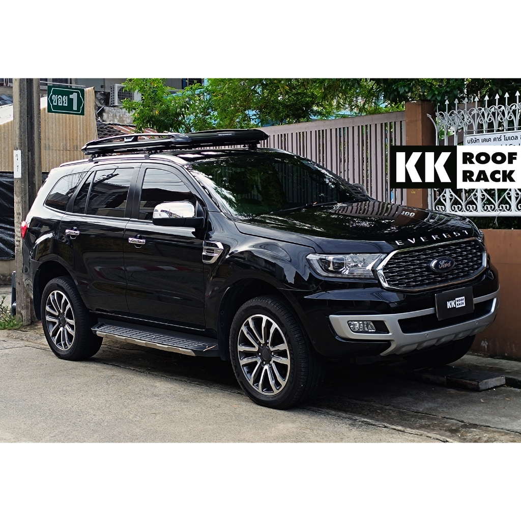 ชุดแร็คหลังคา Carryboy + KK สำหรับ Ford Everest 2015-2021 ไม่เจาะรถ ของใหม่