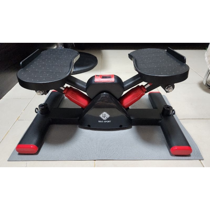 Side Stepper  เครื่องออกกำลังกาย พร้อมแผ่นกันลื่น และเชือกดึงแขน