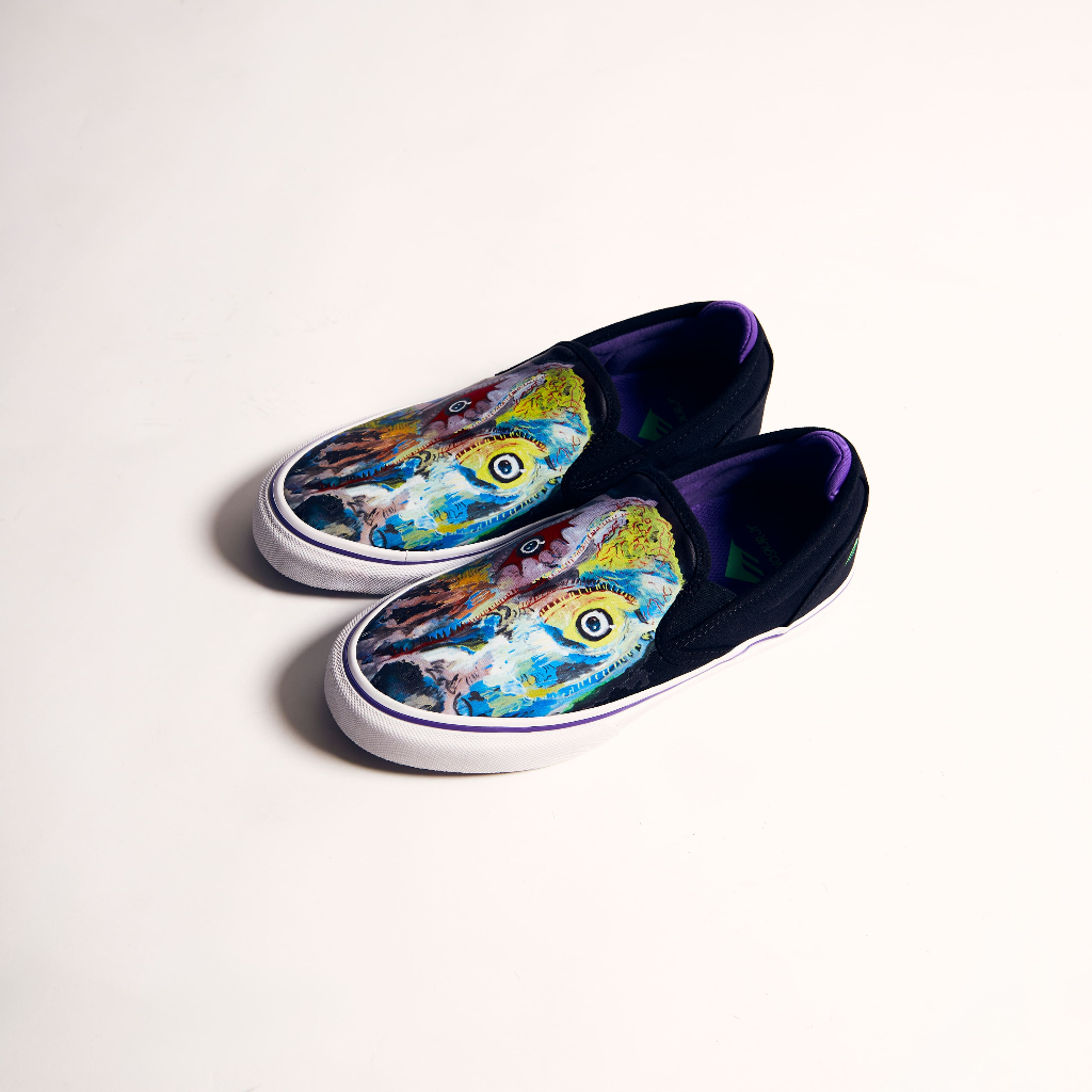 EMERICA รองเท้าผ้าใบ WINO G6 SLIP-ON X DINOSAUR JR. FA2