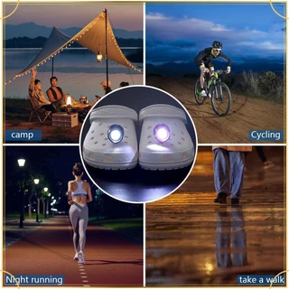 ไฟติดรองเท้า 1 ชิ้น ไฟกันน้ำ ไฟติดรองเท้า LED ไฟฉายพกพา ไฟ led กันน้ําเหมาะวิ่งกลางคืน