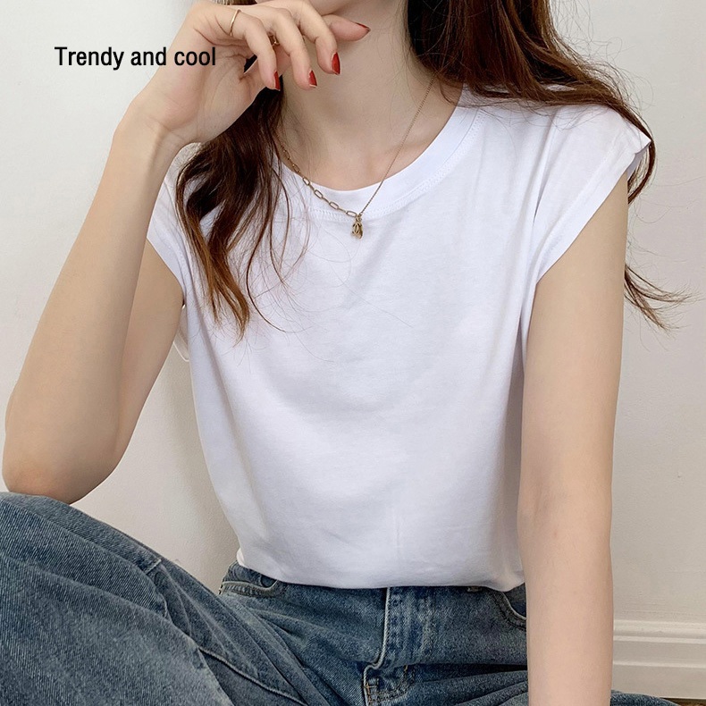 พร้อมส่งจากกทม ถูกมาก เสื้อยืดแขนกุด คอกลม สีพื้น ใส่สบาย ไซส์ M-XXL