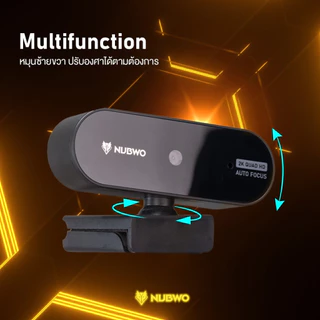 กล้องเว็บแคม NUBWO (NWC590/NWC591/NWC592/NWC500) WEB CAMERA QHD LIVE STREAMING QUAD 2K HD (NWC-590)