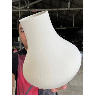 แจกันดอกไม้ สูง10นิ้ว Vase Ceramics ตกแต่งแจกันเซรามิกที่เรียบง่ายให้สวยและทันสมัย ออกใบกำกับภาษีได้