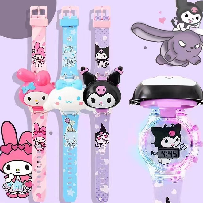 นาฬิกาข้อมือ Sanrio ซานริโอ้ มีเสียงเพลง และไฟหลากสี