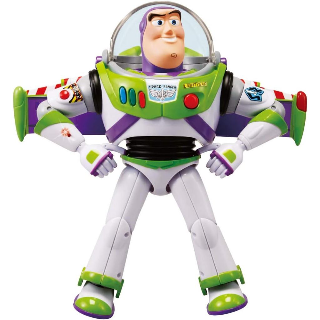 Takara Tomy Toy Story 4 Talking Buzz Lightyear Figurine ขนาดใหญ่ ขยับได้ มีเสียง ของแท้จากญี่ปุ่น