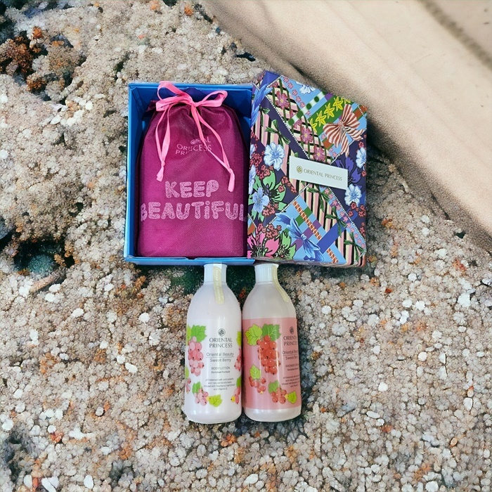 กล่องของขวัญ+ครีมอาบน้ำ+โลชั่นทาผิว Oriental Princess