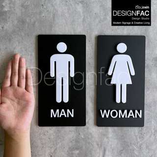 ป้ายห้องนำ้ชายหญิงแยกป้าย ป้ายห้องน้ำคนพิการ ป้ายสุขาสวยๆ สไ…