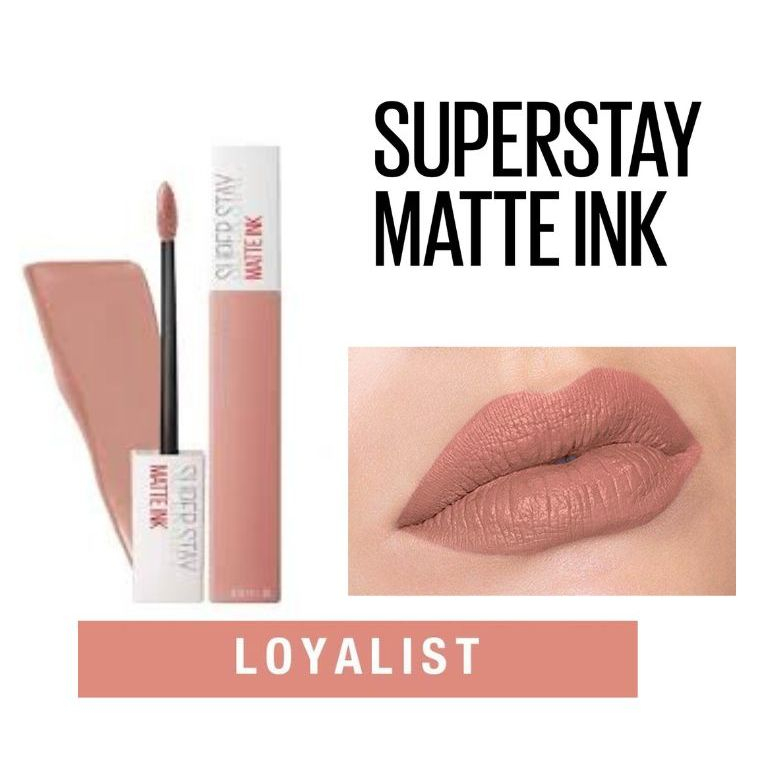 Maybelline Super Stay Matte Ink #05 Loyalist ลิปแมท สีติดทนนาน16ชั่วโมง (สินค้านำเข้า)