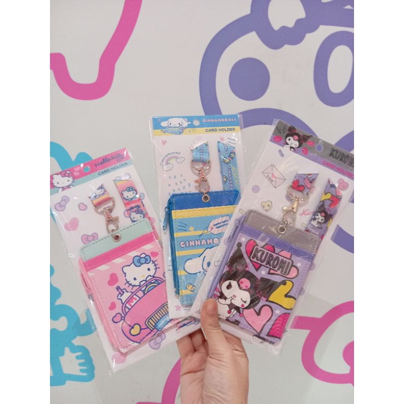 ที่ใส่บัตรห้อยคอ sanrio แท้100%