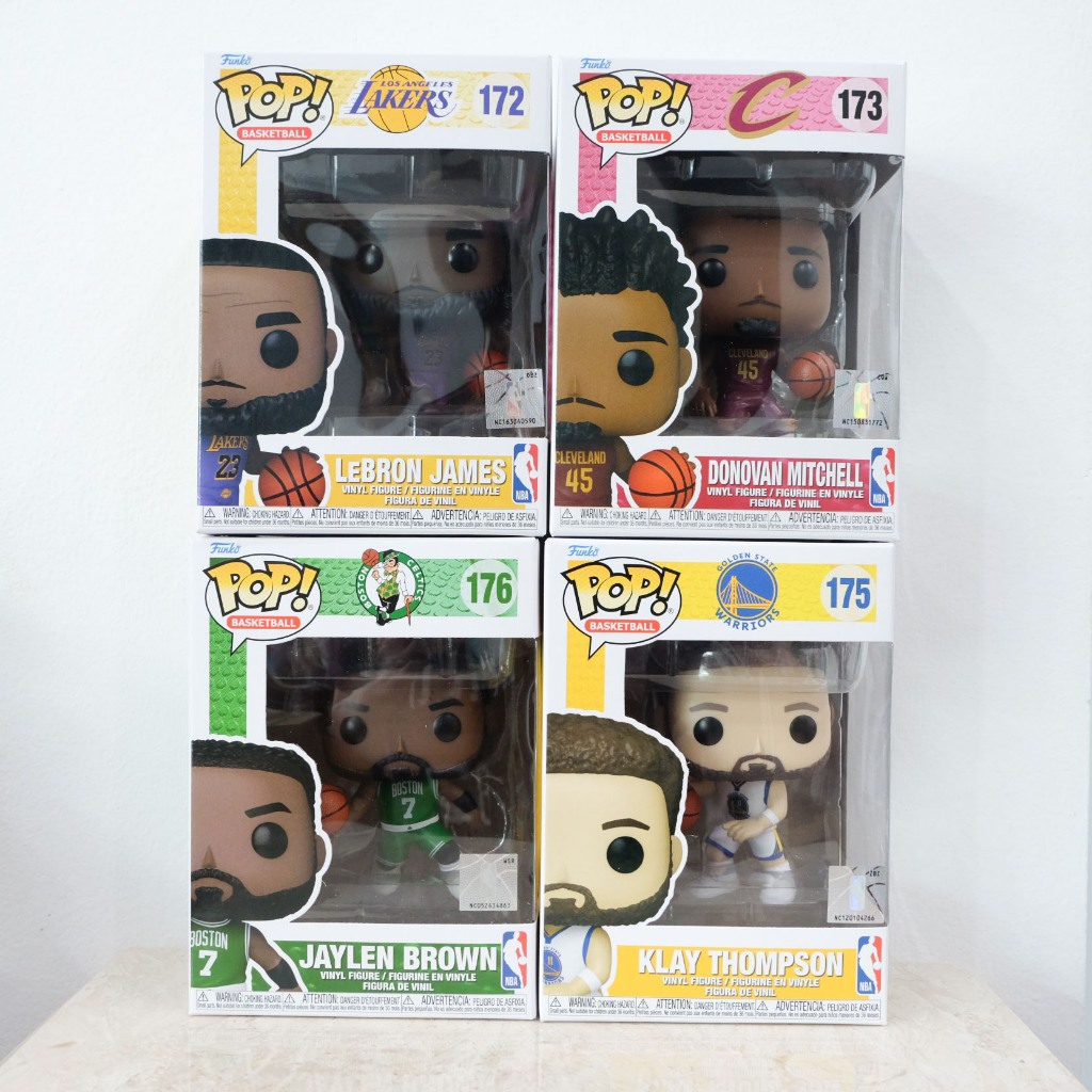 🏀 [NBA] 🏀  Funko Pop - Lebron Jame , Donovan Mitchell, Jaylen Brown, Klay Thompson  ของแท้ กล่องสวย