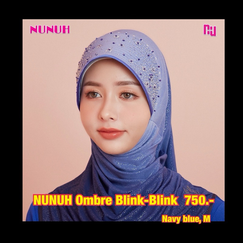 Nunuh Ombre Blink Blink สีน้ำเงิน M (มือสองสภาพดี)