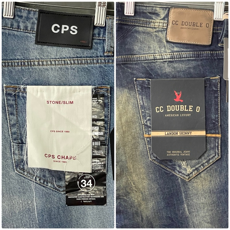 New Jeans CPS&CCOO ทรงslim กับ skinny size 34