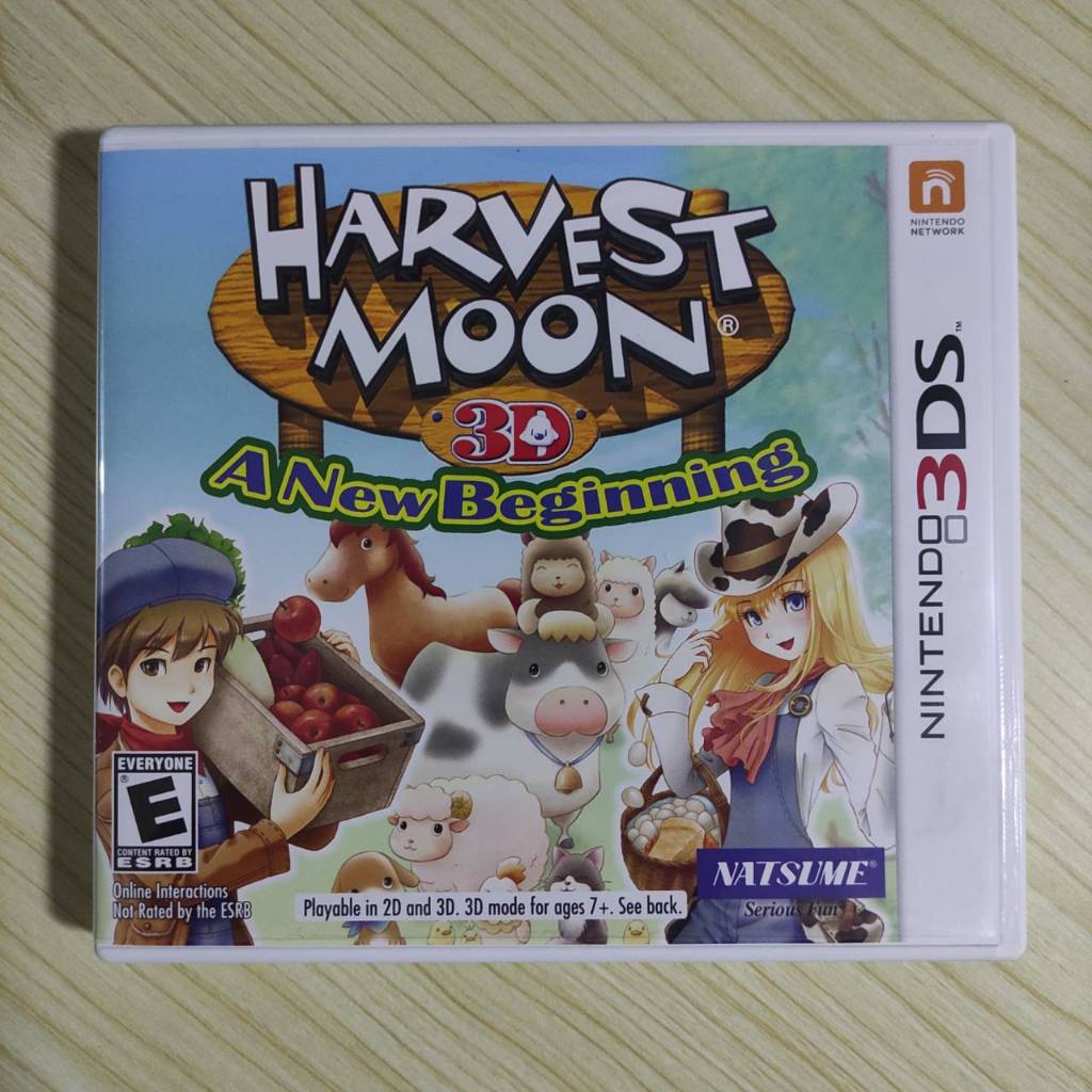 (มือ2) Nintendo​ 3ds​ -​ Harvest​ Moon​ : A​ new​ beginning (us)​