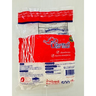 วุ้นเส้นสดขนาด 500 กรัม ตรา กิเลน ท่าเรือ เเละ ชอเเชมป์