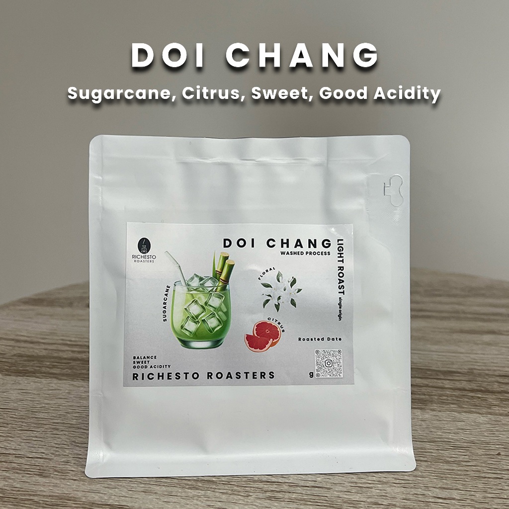 เมล็ดกาแฟ ดอยช้าง(Doi Chang) คั่วอ่อน Light Roast