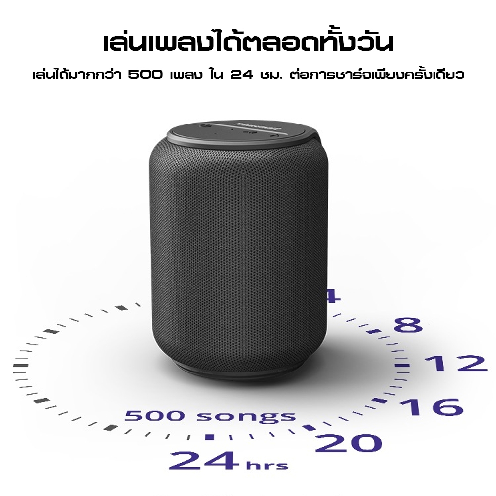 Tronsmart T6 mini upgraded 15W Bluetooth Speaker ลำโพงบูลทูธ 5.3 กันน้ำ IPX6 รองรับ Aux #Qoomart