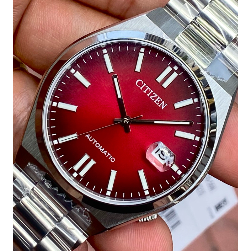 นาฬิกาข้อมือ Citizen Automatic Stainless Steel Men's Watch NJ0150-56W