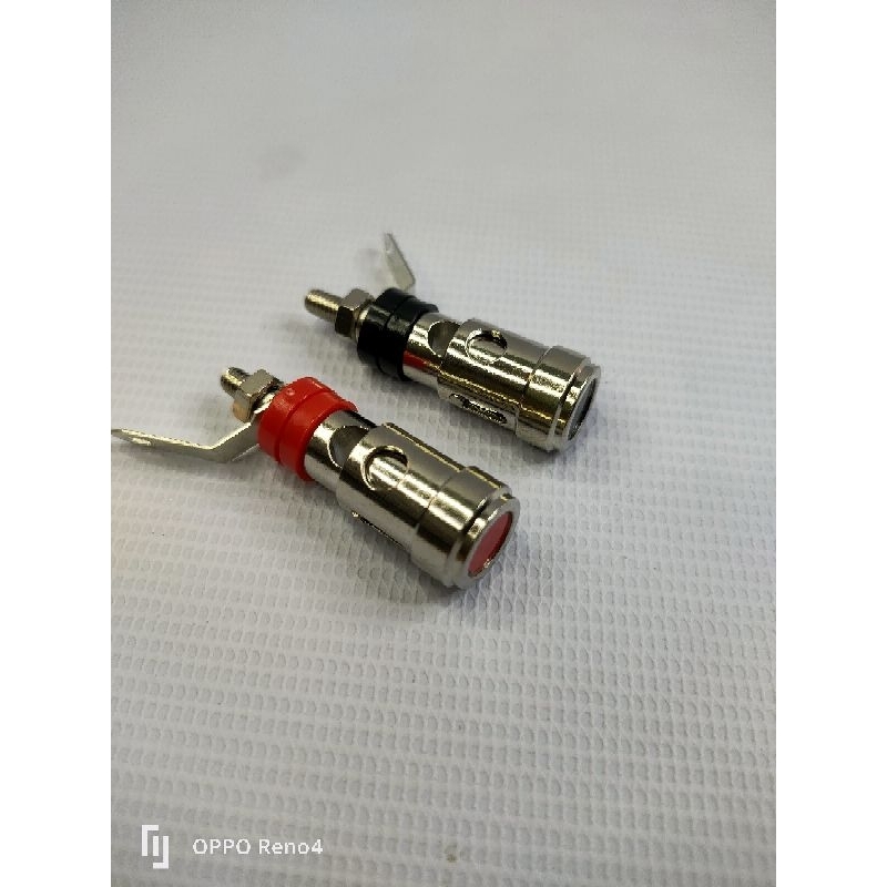 เทอร์มินอลขั้วลำโพง ดำ - แดง (ราคา 1 คู่ )มี 5 รุ่น ใหญ่ -  เล็ก - มีแป้น