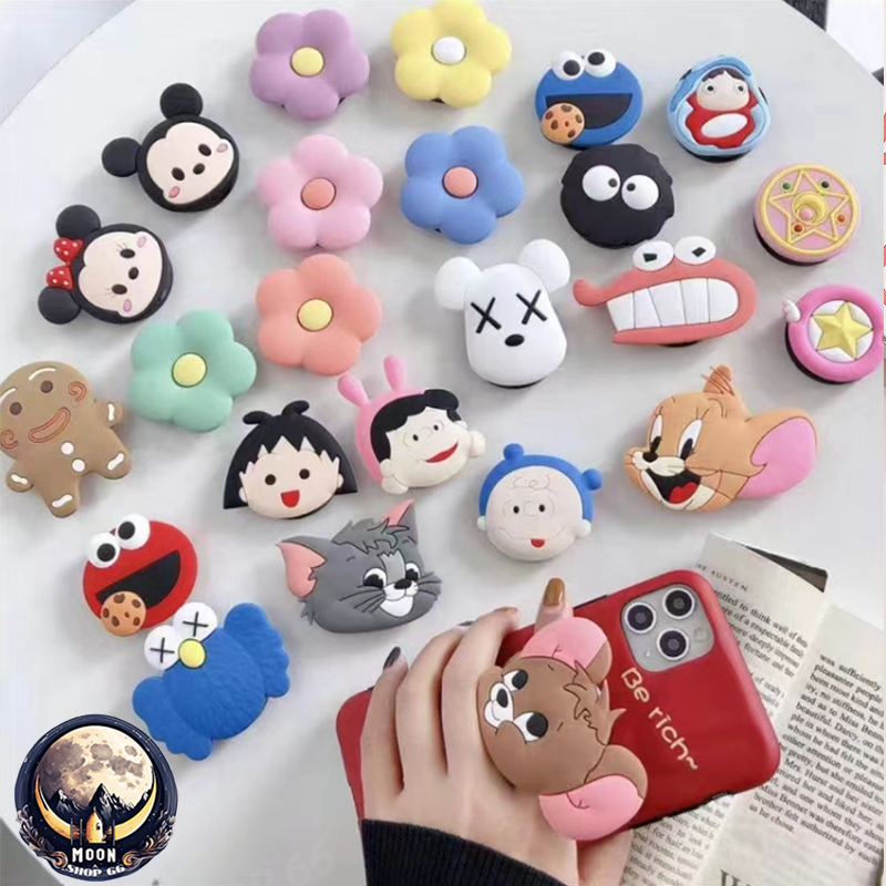 Griptok Popsocket Griptok ตัวติดหลังมือถือ การ์ตูนติดหลังมือถือ ที่ติดหลังมือถือ ที่ติดมือถือ ที่ยึดมือถือ ลายการ์ตูน