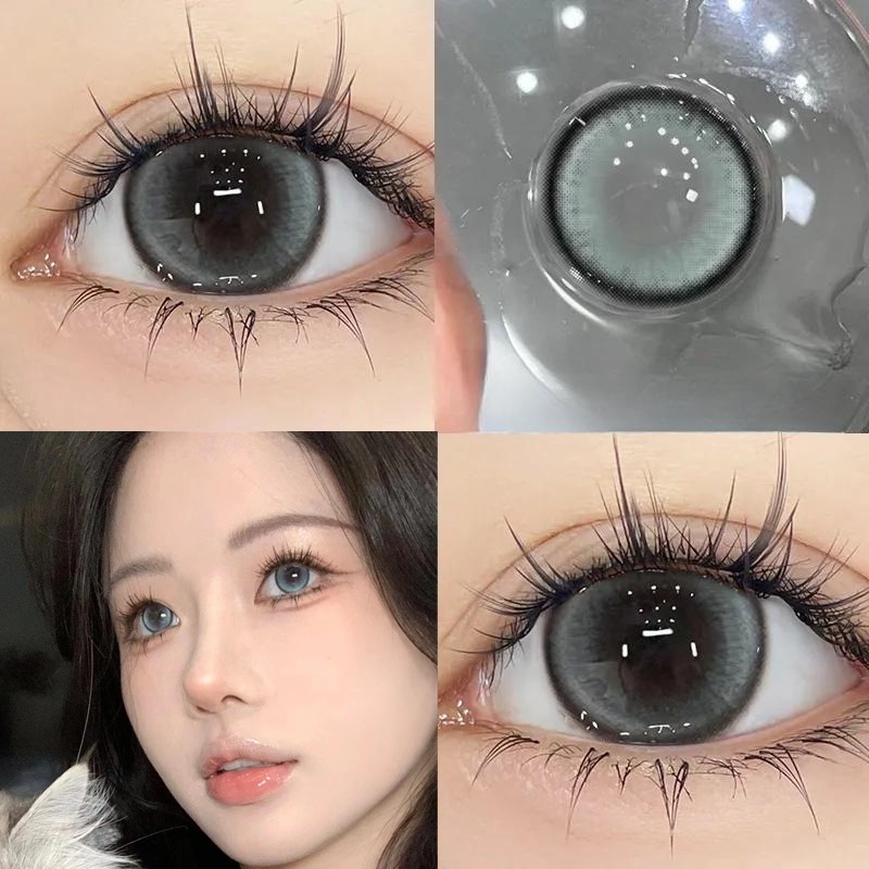 Midroo Super Big Eye คอนแทคเลนส์สี Omega Grey Contact Lens Big Eye Girl 14.5mm