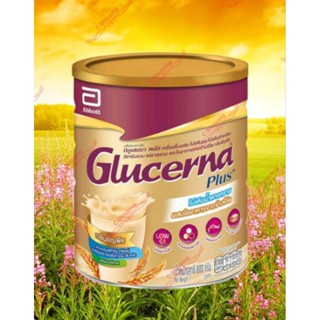 GLUCERNA Plus กลิ่นธัญพืช-วนิลา ขนาด 380-800g Exp 2027