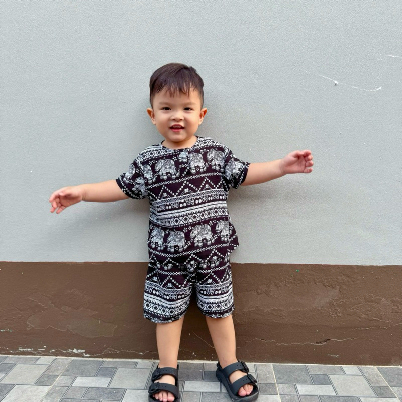 ชุดช้างเด็กผ้าสปันเกรดพรีเมี่ยม