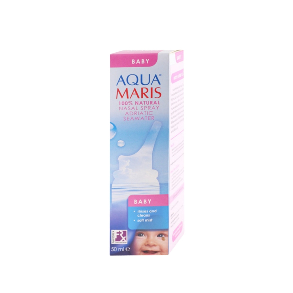 Aqua Maris Baby 50 ml. ของเเท้ 100% อควา มาริส เบบี้ สเปรย์ สำหรับพ่นล้างจมูกสำหรับเด็กอ่อน 50 มล. - รูปที่ 2