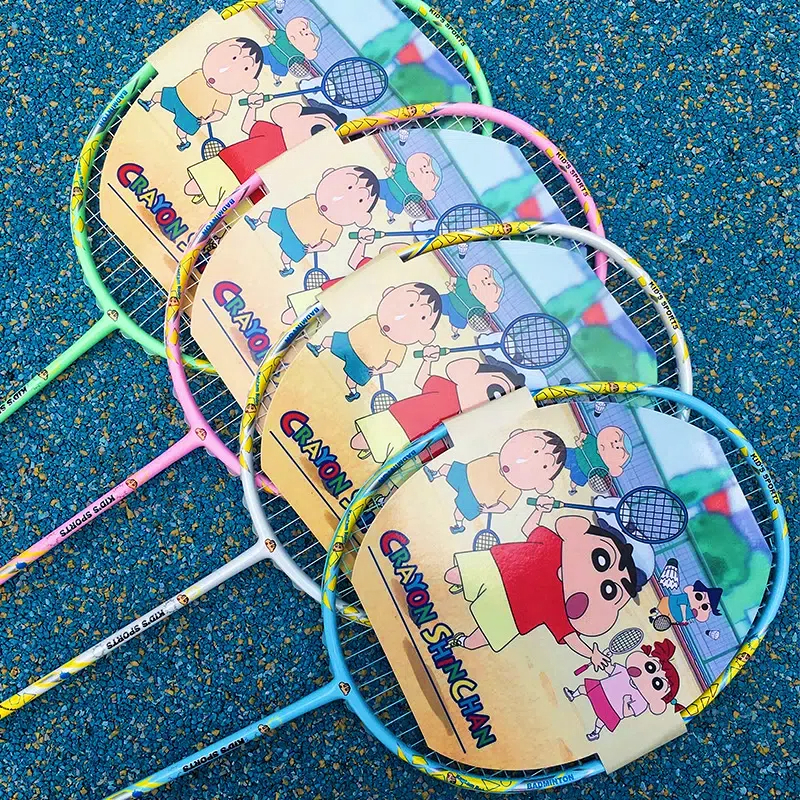 [Crayon Shin-chan] ไม้แบดมินตันคาร์บอนไฟเบอร์เต็มการ์ตูน 4U