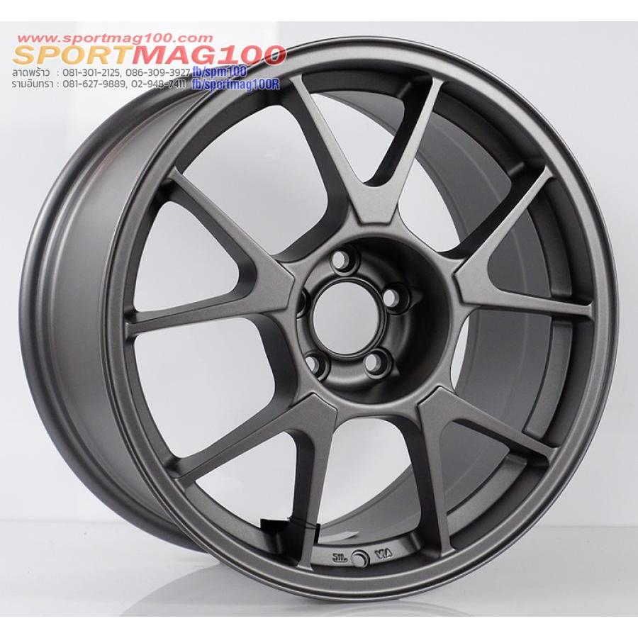 ล้อแม็กซ์ Wedsport kc005 สีเทา  8.5-17นิ้ว 5รู100 ET40 [21271]
