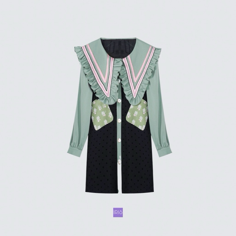 ส่งต่อ 'สินค้าลิขสิทธิ์แท้1 Iris Fashion ID2251374 spring flower rain dress เดรส