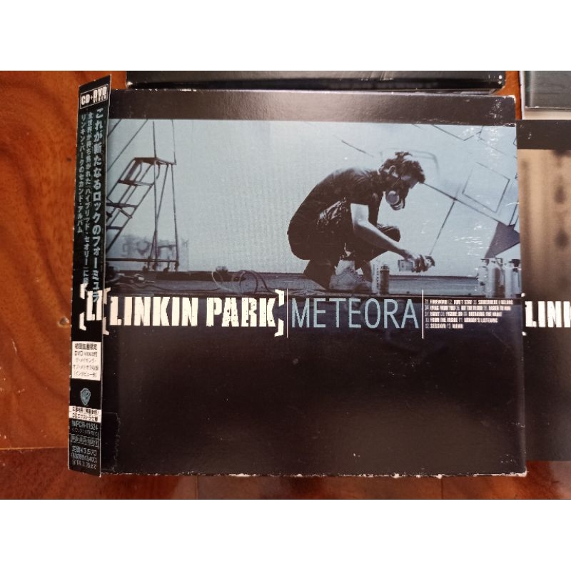 ซัดีเพลง cd music linkin park Meteora แผ่นญี่ปุ่น รุ่นพิเศษ cd+dvd