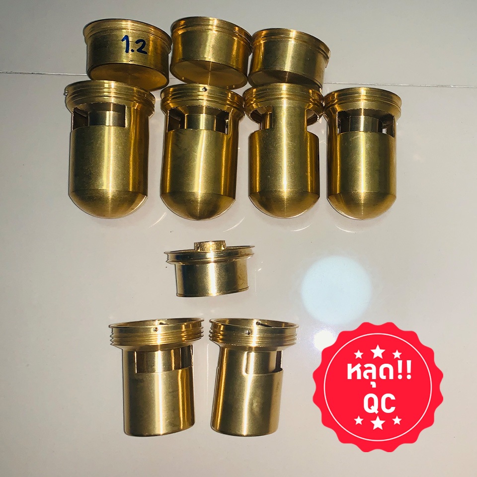 ทองเหลือง ใส่ในตะแกรง Floordrain หลุด!!! QC สินค้าไม่ได้มีปัญหาใดๆ มีหลายไซส์ แบบทองเหลือง