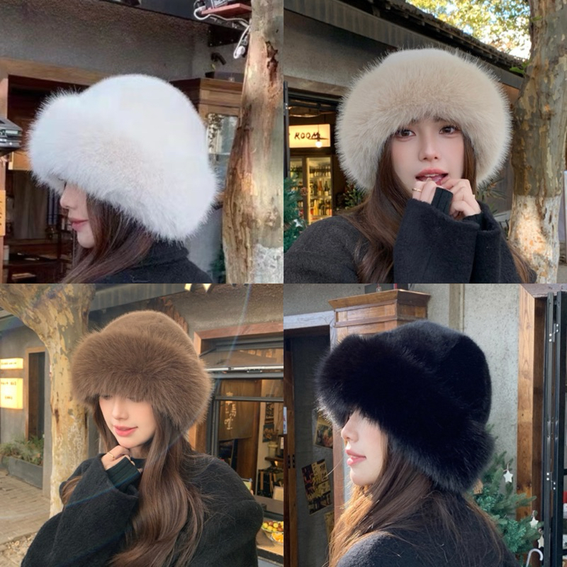 (TP) หมวกบักเก็ต ทรงบินนี่ขนเฟอร์