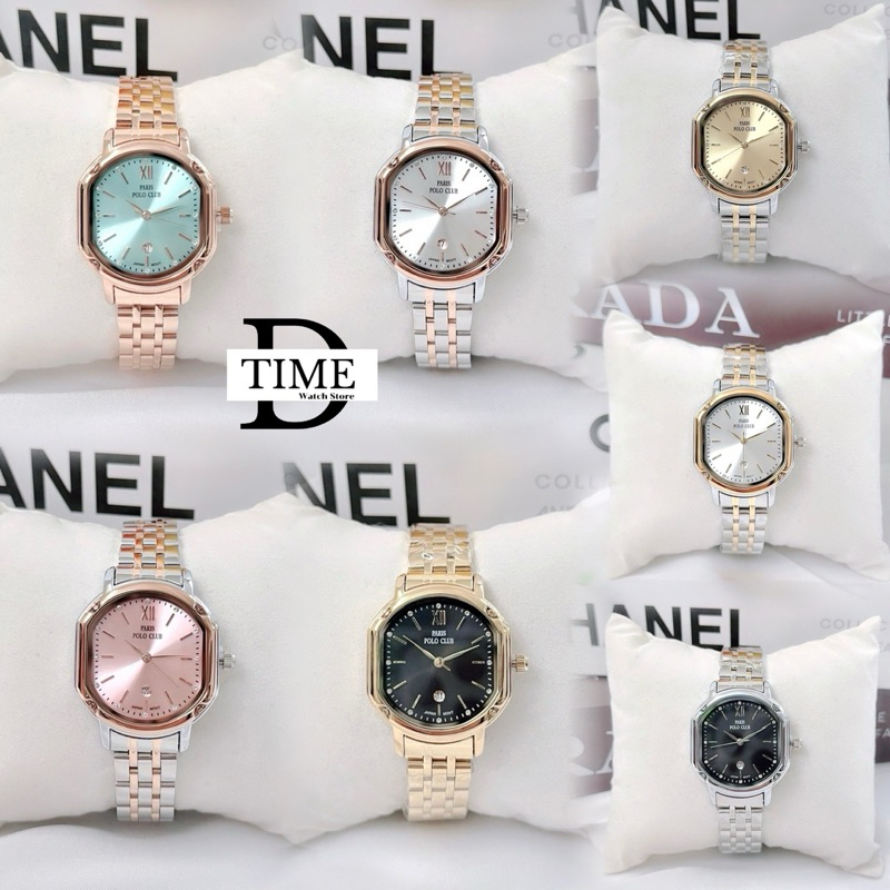 ✨แท้💯%✨นาฬิกาข้อมือParis Polo Club  PPC-230712 ประกันศูนย์ไทย 1 ปี💥พร้อมส่ง💥🙏🏻