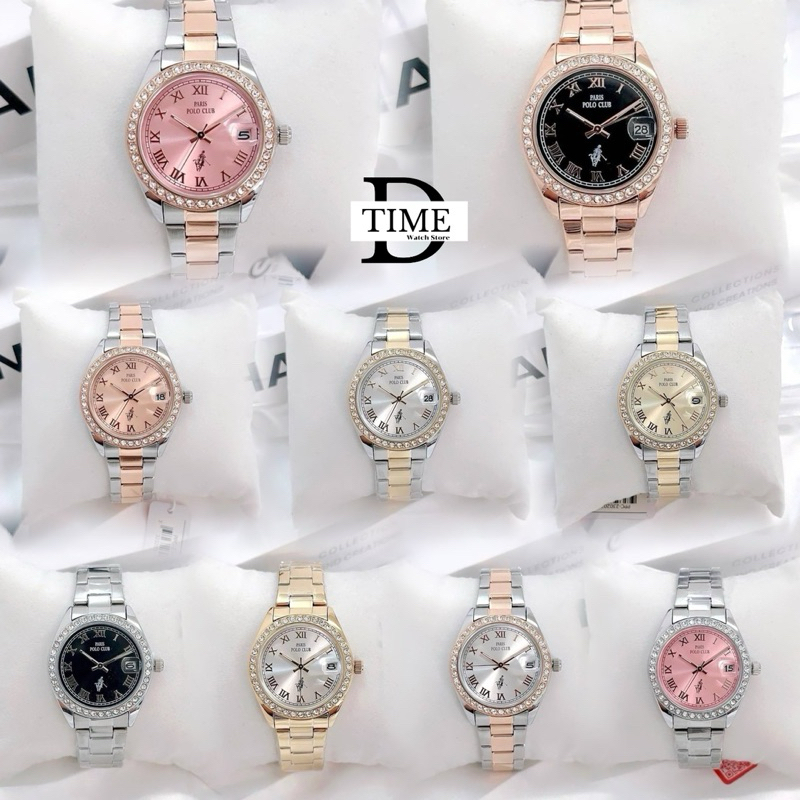 ✨🌸แท้💯%✨นาฬิกาข้อมือ Polo Club Watch  รุ่น PPC-230203 ประกันศูนย์ 1 ปี💥พร้อมส่ง💥🙏🏻